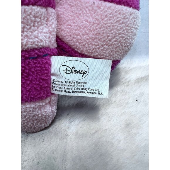 Disney Cheshire Cat Plush Doll 10" Pink & Purple Stripes Soft Toy - Picture 2 of 5